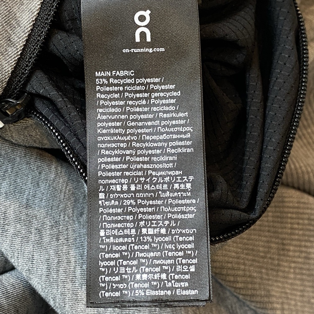 OC Run On Clouds Zipped‎ Hooded Running Jacket Mens XL Gray Sporty Performance - Picture 11 of 16